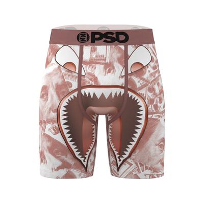 Boxershorts PSD "WF MINTED Herren", Herren, Gr. XXL, braun (multi), 88% Polyester, 12% Elasthan, Unterhosen