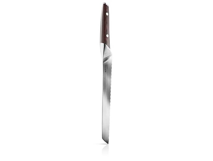 EVA SOLO Nordic Kitchen Brotmesser 24 cm Schneidet mühelos knuspriges Brot und weiches Gebäck Pakka Wood