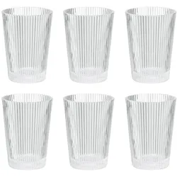 Stelton Gläserset Pilastro 6tlg. Glas Transparent Klar