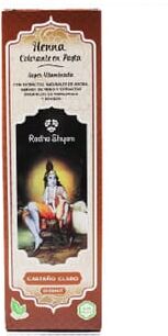 Radhe Shyam Henna Colorante Em Pasta Castanho Claro Eco 200ml