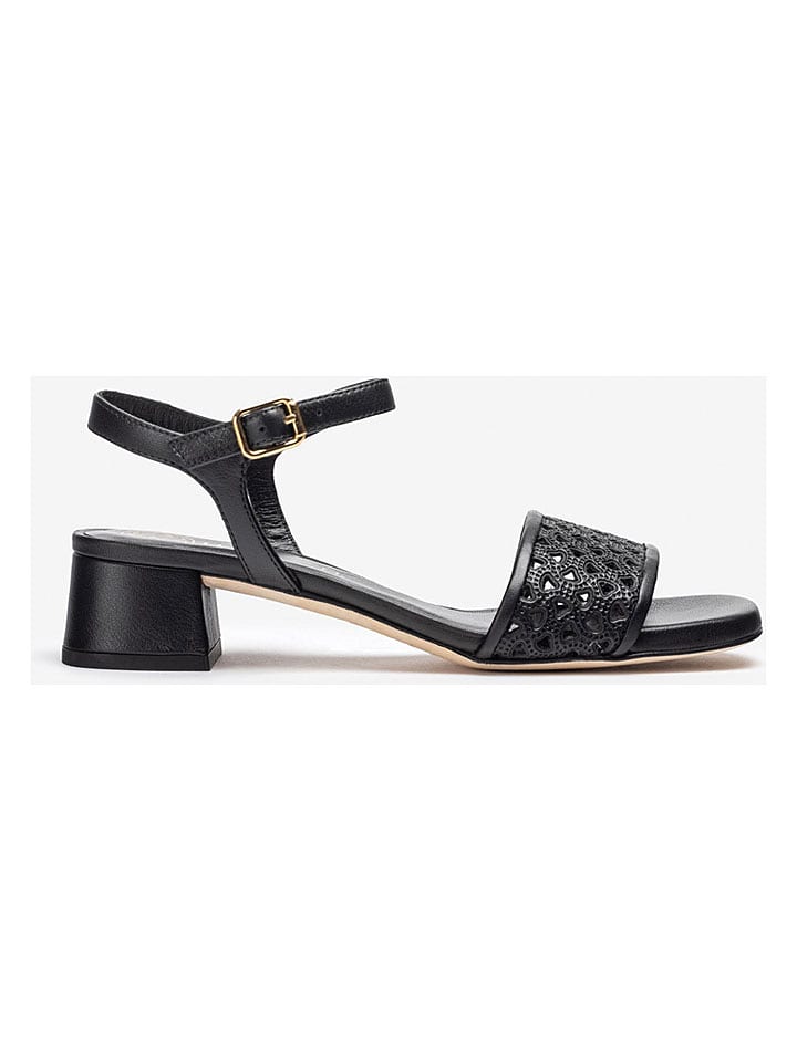 Unisa Leder-Sandaletten in Schwarz - 36