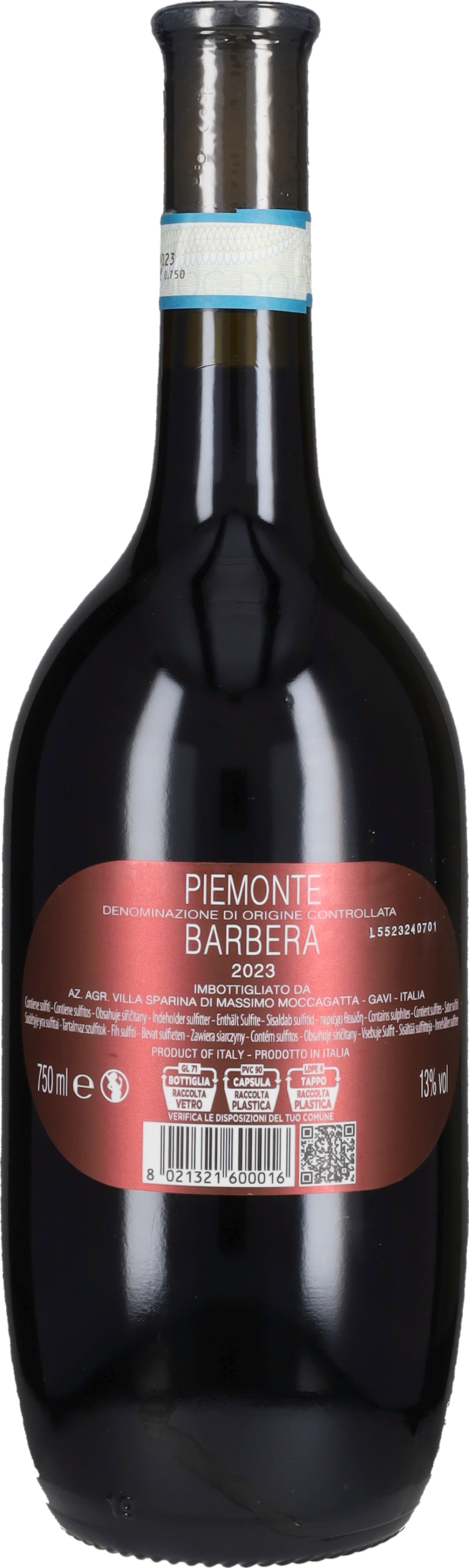 Montej Rosso Villa Sparina 2023