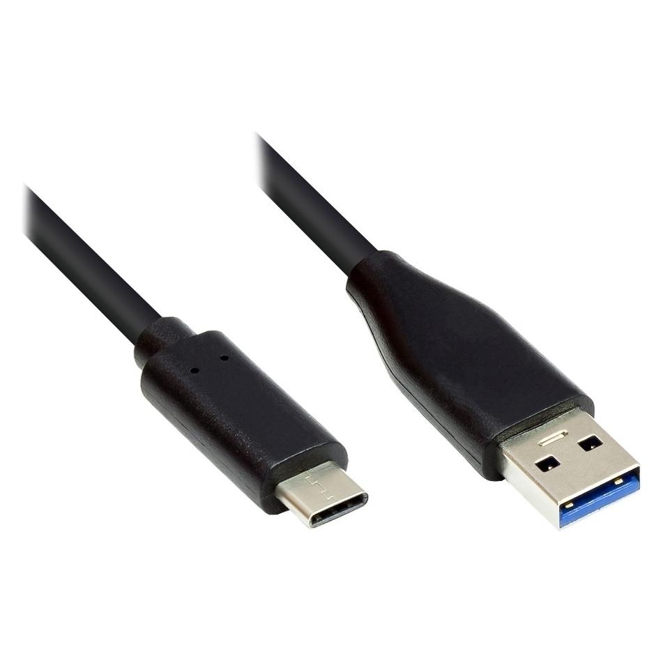 Exsys USB C - USB A (3 m, USB 3.2 Gen 2, 60 W) (EX-K1584-3.0)
