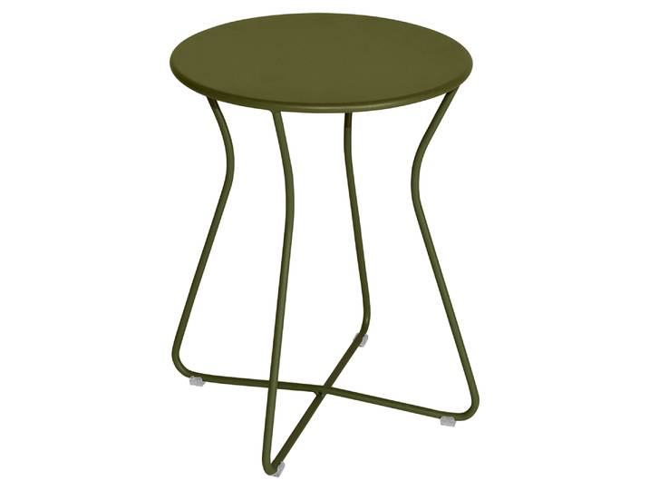 Hocker, Stahl, Grau, 45×34×45 cm, Vielseitig Nutzbar, Modern, Fermob