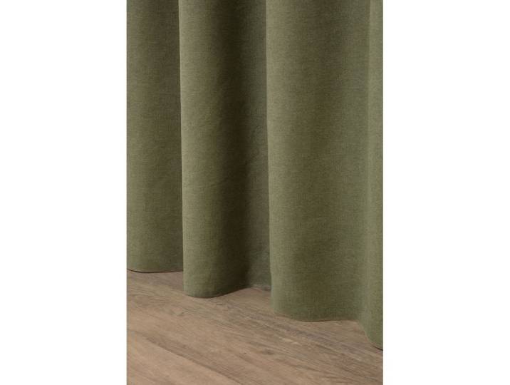 Rideau occultant total oeillets vert mc533 130lx250h