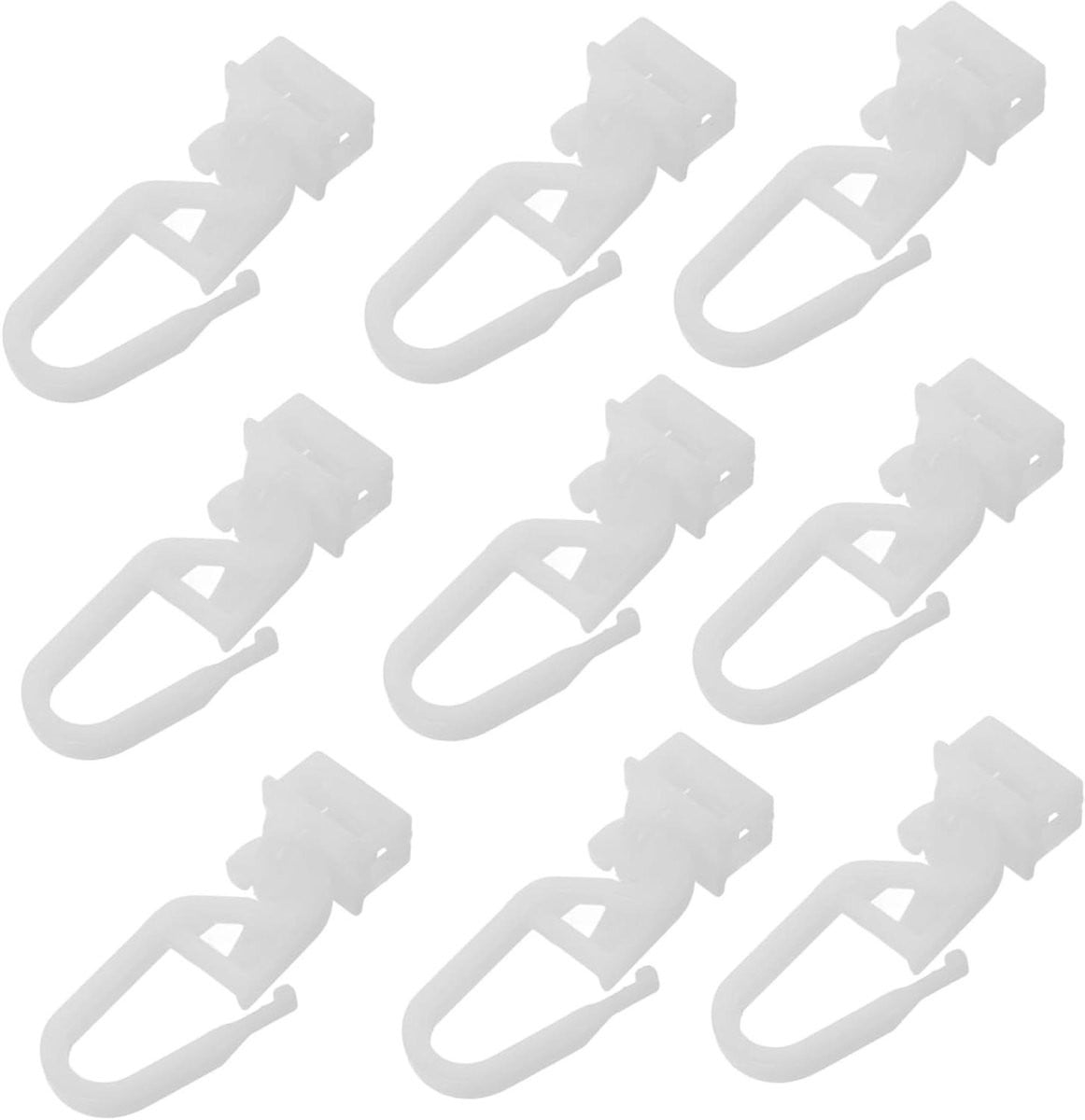 36 stuks Wit Roestbestendige Plastic Douchegordijnhaken voor je Badkamer
