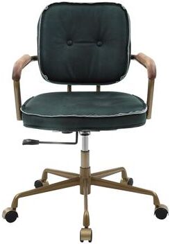 ACME Furniture ACME Siecross Office Chair, Emerald Green Leather
