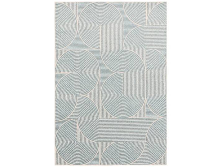 Tapis en polypropylène bleu ciel 120x170 cm