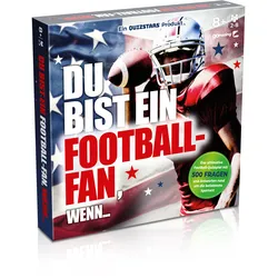 Quizspiel Du bist ein Football-Fan, wenn – 500 Fragen & Antworten NFL Wissen 2–8 Spieler