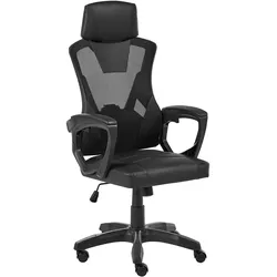 BÜROSTUHL Kunstleder Schwarz Ignis