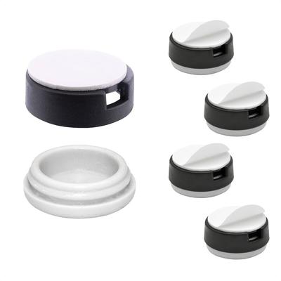 WAGNER QuickClick® Kunststoffgleiter HYPER - 4er-Set zum Kleben, 4x Basis + 4x Gleiteinsatz Ø 20 mm, DE Ware - 15830700