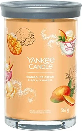 YANKEE CANDLE Signature Glas 2 Dochte Mango Ice Cream 567 g