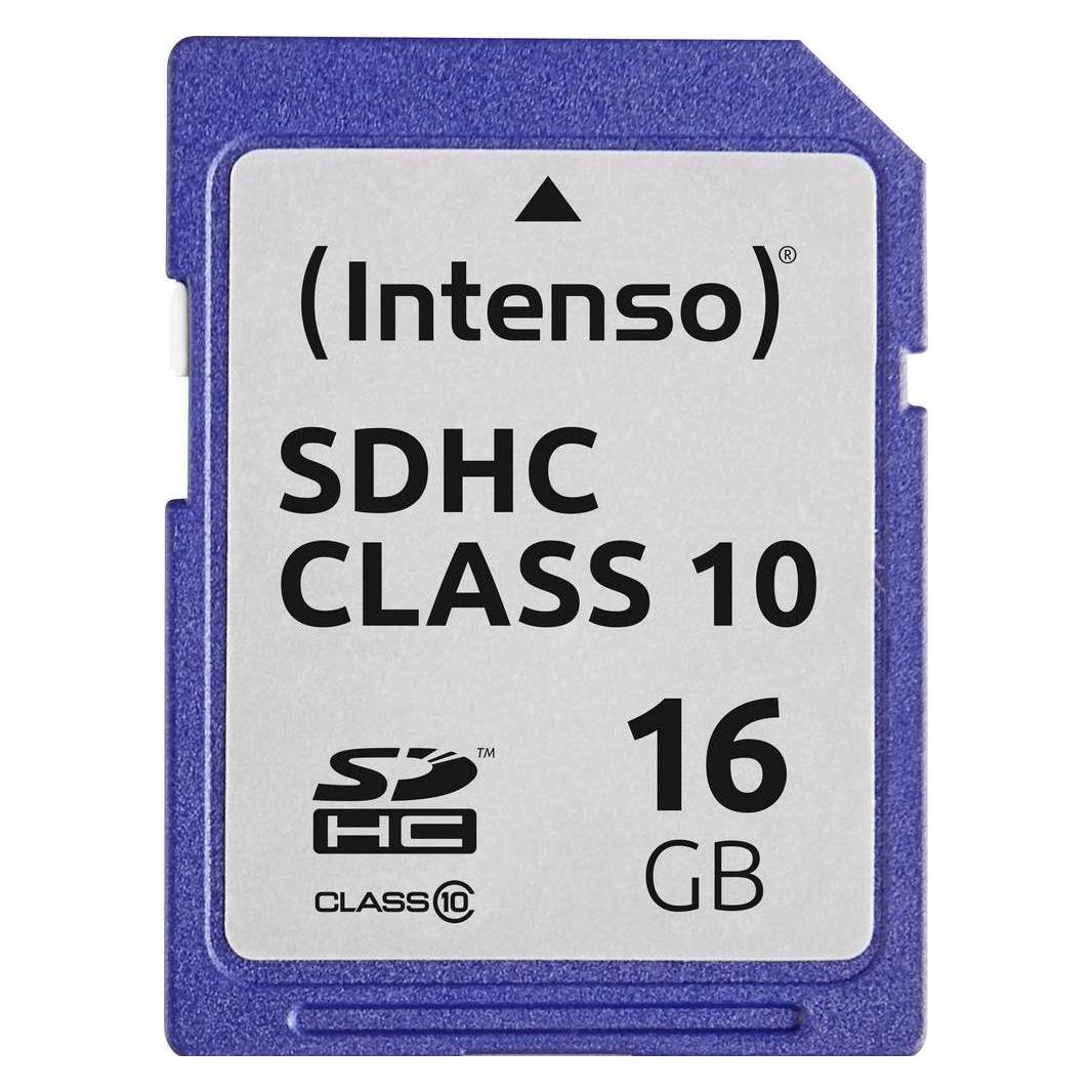 Intenso Speichermedien für Ordro M5, Agfa DC5500, DC5200, DC8200, DC9200, M3, EP8 (16 GB, SDHC, U1, UHS-I) (3411470)