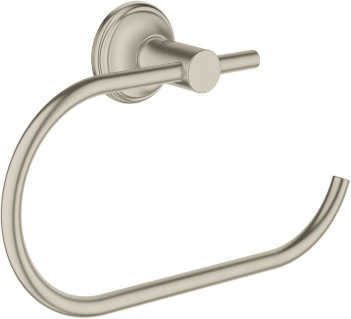 Grohe Essentials Authentic Papierhalter 40657EN1 brushed Nickel, ohne Deckel, verdeckte Befestigung