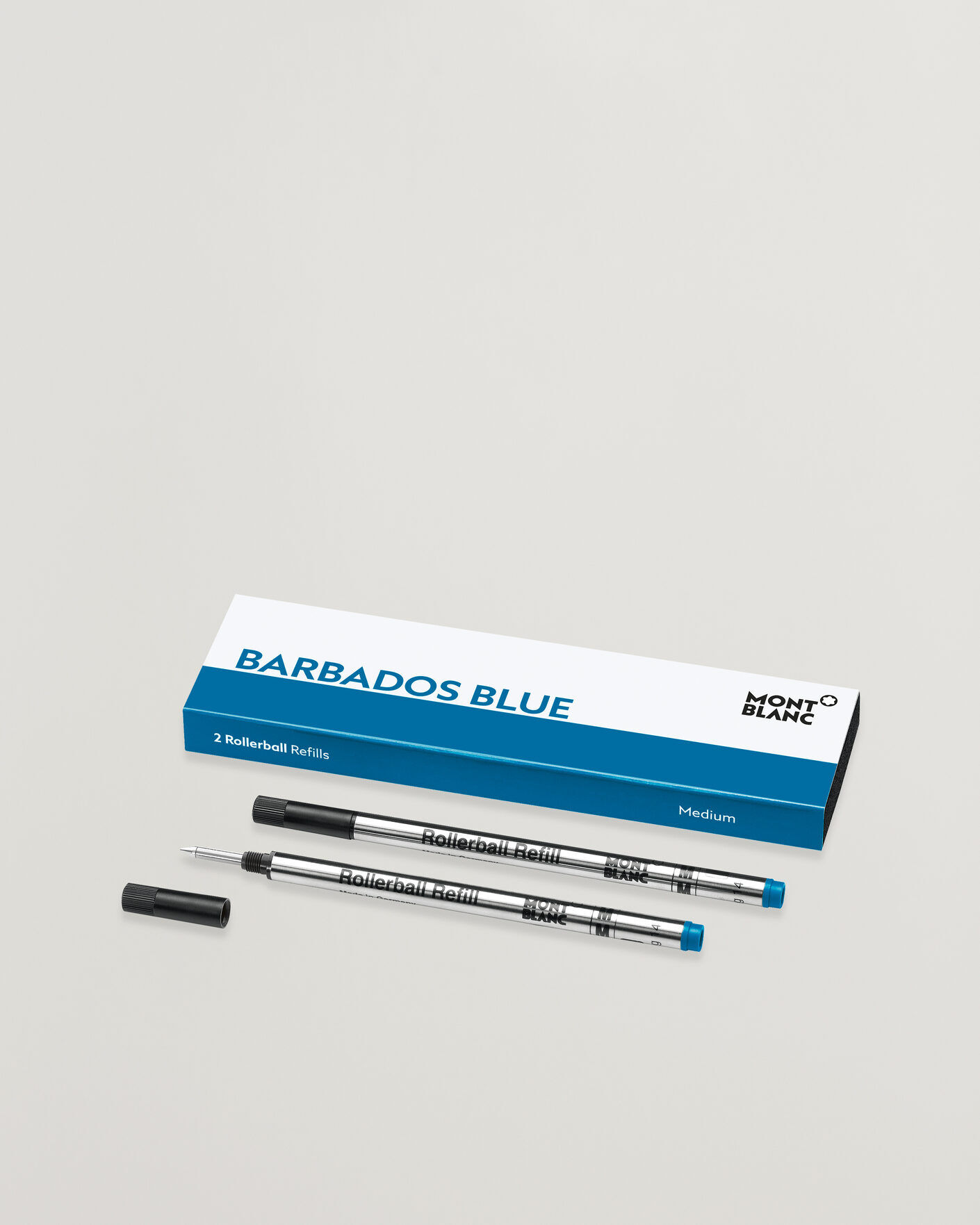 Montblanc 2 Rollerball Refills Barbados Blue men One size Blå