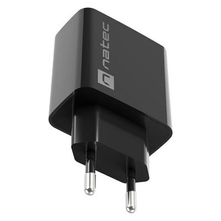 Genesis Natec ładowarka Sieciowa Ribera USB-C 20w Power Delivery Czarna Nuc-2060 (20 W, 1 Port) (NUC-2060)