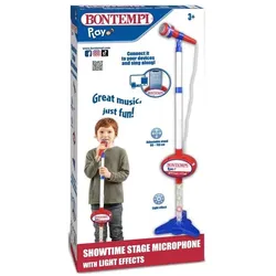 Bontempi 40 0710 Microphone - Blue and Red