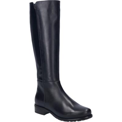Stiefel JOSEF SEIBEL "Chiara 01, dunkelblau", Damen, Gr. 37, blau (dunkelblau), Obermaterial: 100% Rindsleder Leather cow., Schuhe Stiefel