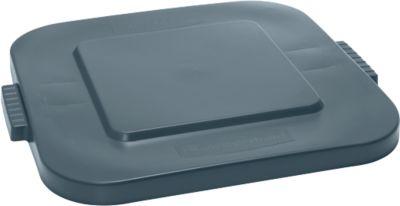 Rubbermaid Deckel Brute für Container 151 l, quadratisch, 610 x 610 mm, Polyethylen, grau