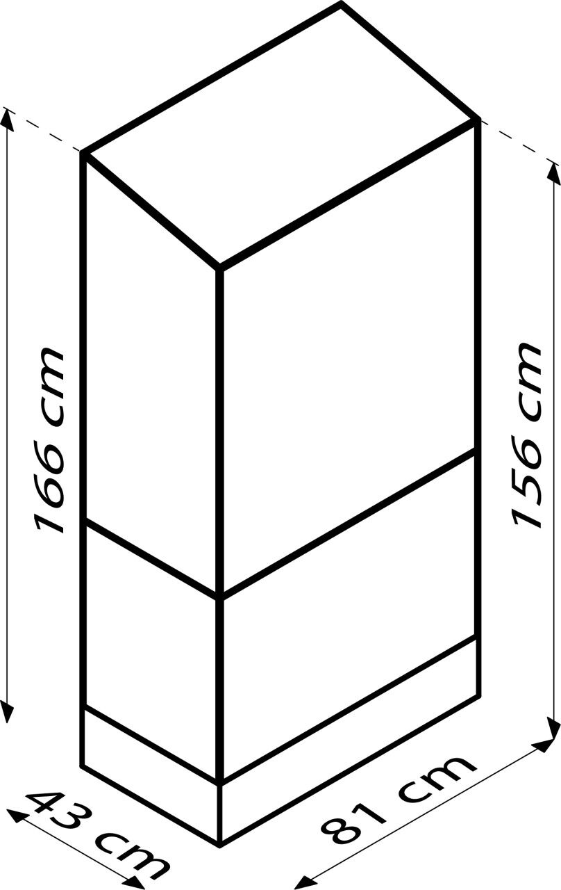 Vitavia Gewächshaus Stad aluminiumfarben 1,68 m Stahlfundament