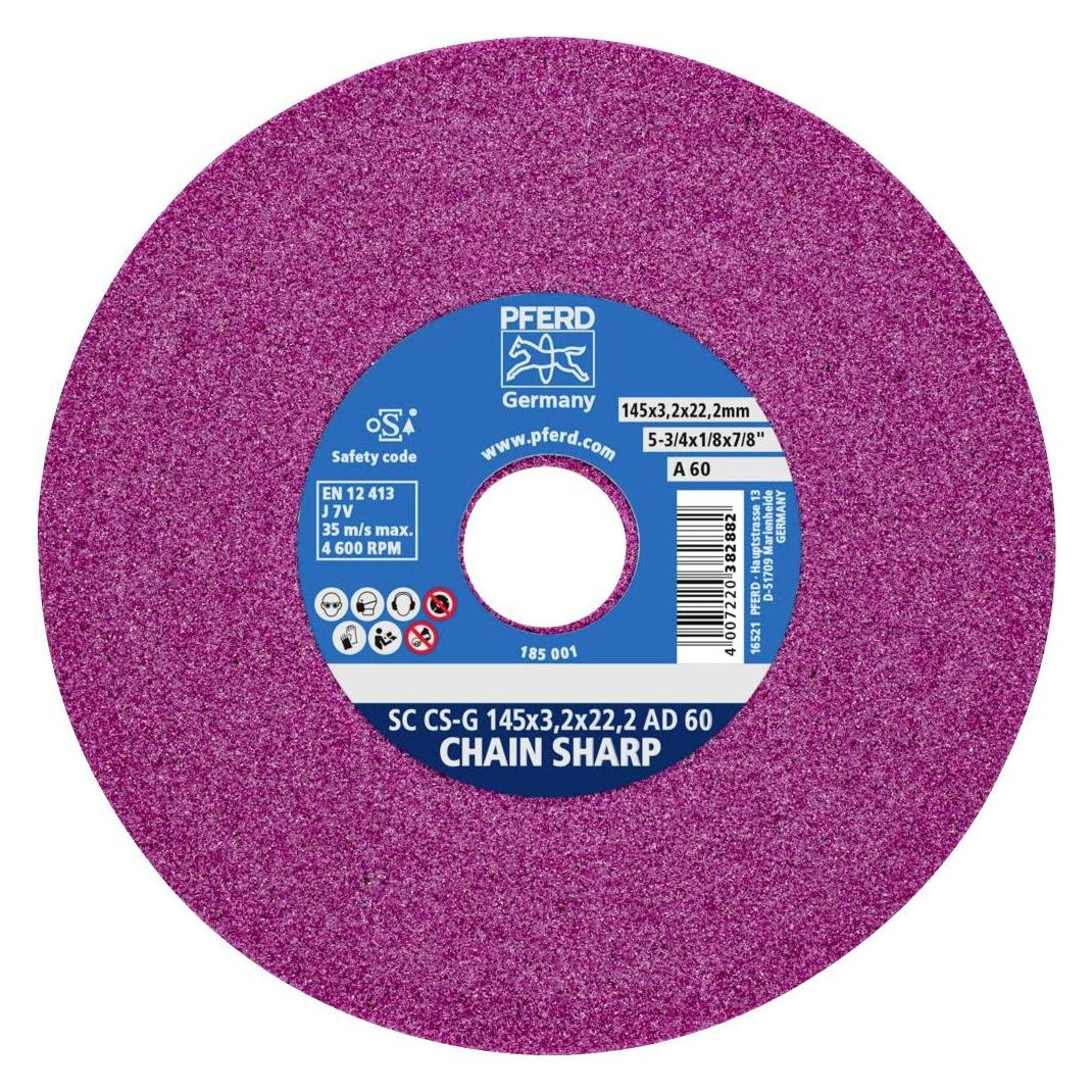 Pferd Chain sharpening disc SC CS-G 145x3,2x22,2 AD 60J7V (60) (33100001)