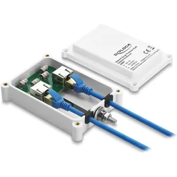 Delock Netzwerk Überspannungsschutz RJ45 Outdoor IP65 zur Wandmontage, Zubehör Netzwerk