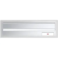 Renz, Briefkasten Zubehör, Frontplatte kombinierbar, eckig, 300 x 110 mm, Aluminium silber eloxiert