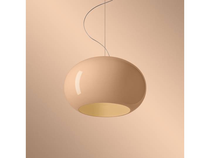 Buds 2 Suspension 3,4m Pale Rose Vif - Foscarini - Salon / séjour - Design - Verre - À ampoule unique