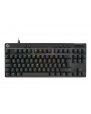 Logitech G PRO X RAPID Tastatur TKL Hintergrundbeleuchtung USB QWERTZ Deutsch Tastenschalter: Linear Schwarz (920-013228)