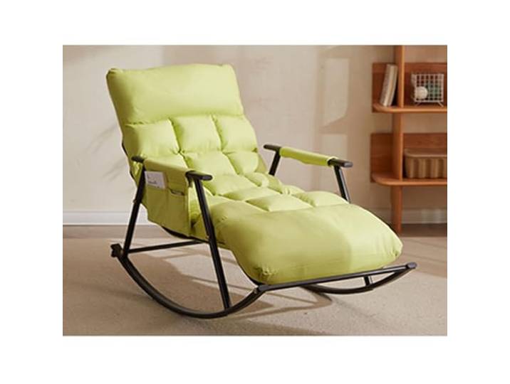 Schaukelstuhl,relaxsessel Mit Liegefunktion,sessel Wohnzimmer Relaxsessel Lesesessel Loungesessel,relaxliege,relaxsessel & -liegen,stillsessel,schaukelstuhl Wohnzimmer,schaukelsessel ( Color : Cotton