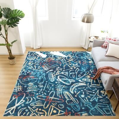 Katie Merz MERZGLYPHS Planets Area Rug