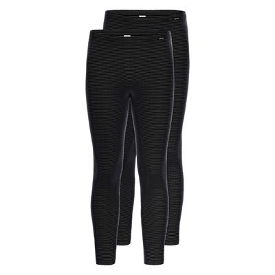 Lange Unterhose AMMANN "2er Pack lange Unterhose Day Classic", Herren, Gr. 8, grau (anthrazit), Obermaterial: 75% Baumwolle CO. 25% Polyester PES., Unterhosen Lange Unterhose