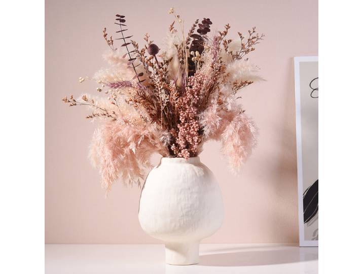 Vase en céramique de Style Ins Wabi Sabi, Vase à fleurs minimaliste pour décoration de maison, fleurs fraîches