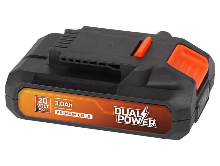 Batterie double alimentation POWDP9023 - pour outils de bricolage sans fil 20 V - Indicateur de charge LED - Plateforme de batterie