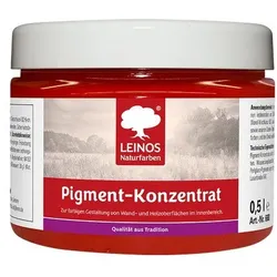 Leinos Pigment-Konzentrat 668 Krapp-Dunkelrot - 0,5 l Glas