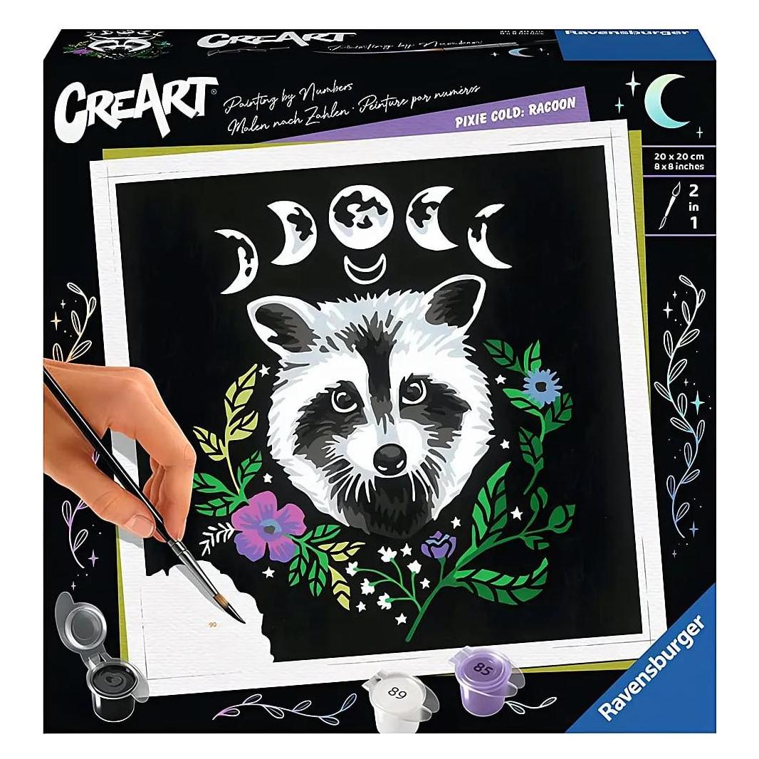 Ravensburger CreArt Pixie Cold: Racoon (23509)