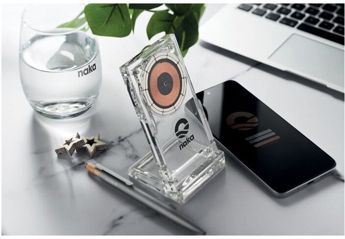 CRYL Chargeur sans fil 15W Transparent
