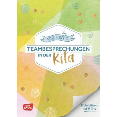 Notizblock Teambesprechungen in der Kita: Protokollieren mit Herz