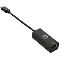 USB Adapter, USB-C Stecker > RJ-45 Buchse schwarz, 10cm, Gigabit LAN 10/100/1.000 Mbit/s