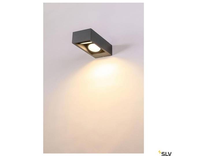 ESKINA FRAME WL\, Extérieur LED Wandaufbauleuchte double anthrazit Interrupteur CCT 3000/4000K