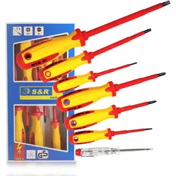 S&R Schraubenausdreher-Set VDE Elektriker