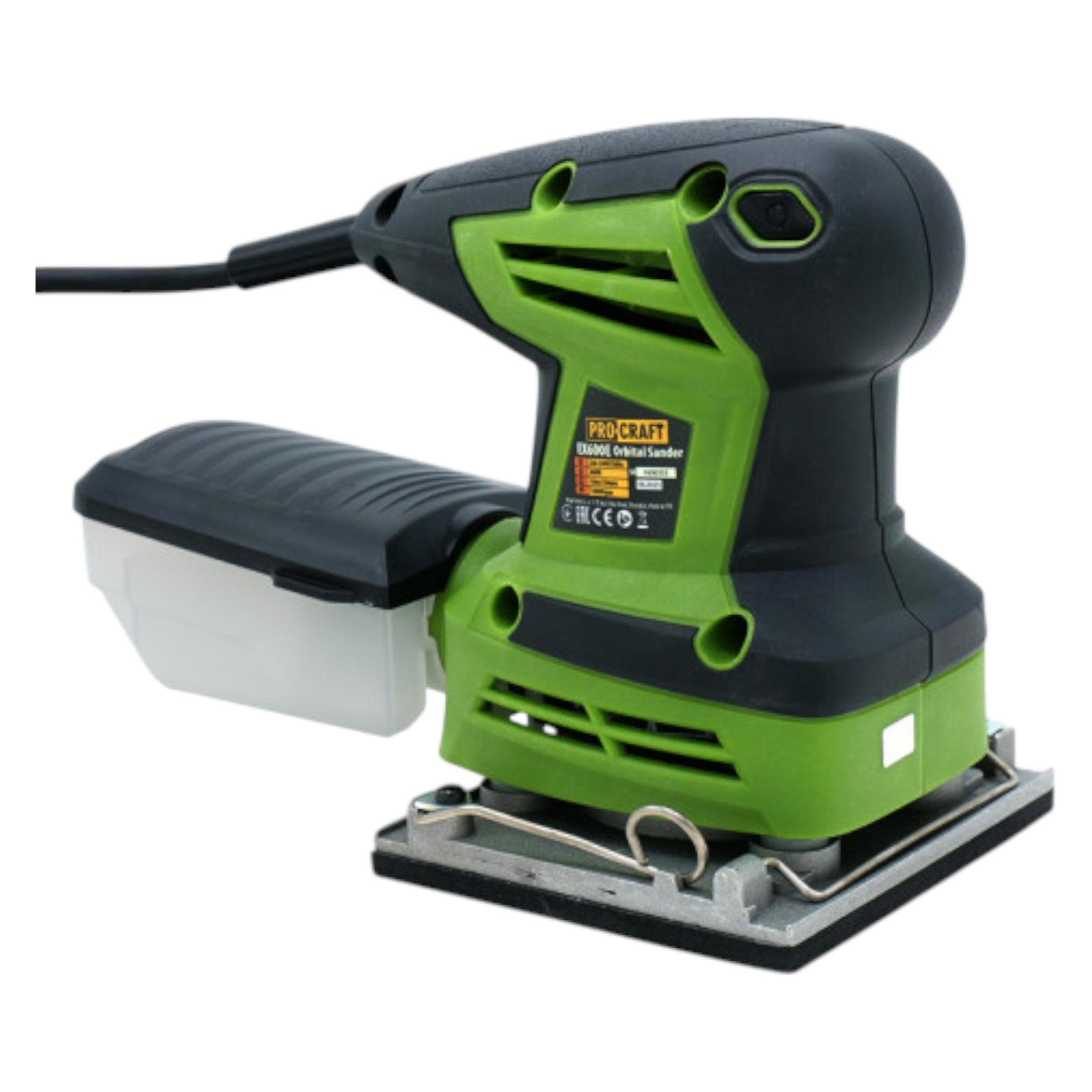 Procraft EX600E Schwingschleifer 260 Watt 100 x 110 mm (Schwingschleifer) (EX600E)