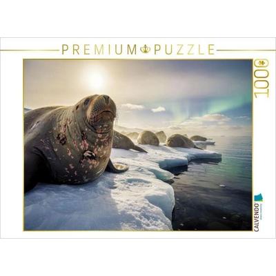 CALVENDO Puzzle See - Elefanten: Das Original unter den Giganten. | 1000 Teile Lege-Größe 64 × 48 cm Foto-Puzzle für glückliche Stunden, von ,