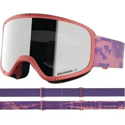 SALOMON Kinder Skibrillen Ki GOGGLES LUMI SUNKISS CORAL/Super White, Größe ONE SIZE in Schwarz Schwarz