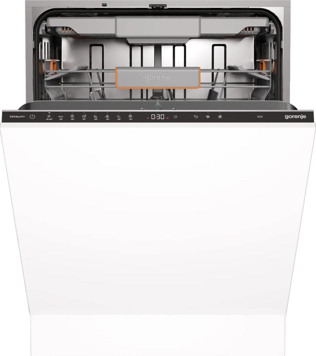 Gorenje G600 Vollintegrierbarer Geschirrspüler, 60 cm, Voll integriert, Standardgröße (60 cm), Edelstahl, Touchsteuerung, 2 Korb/Körbe, Korb
