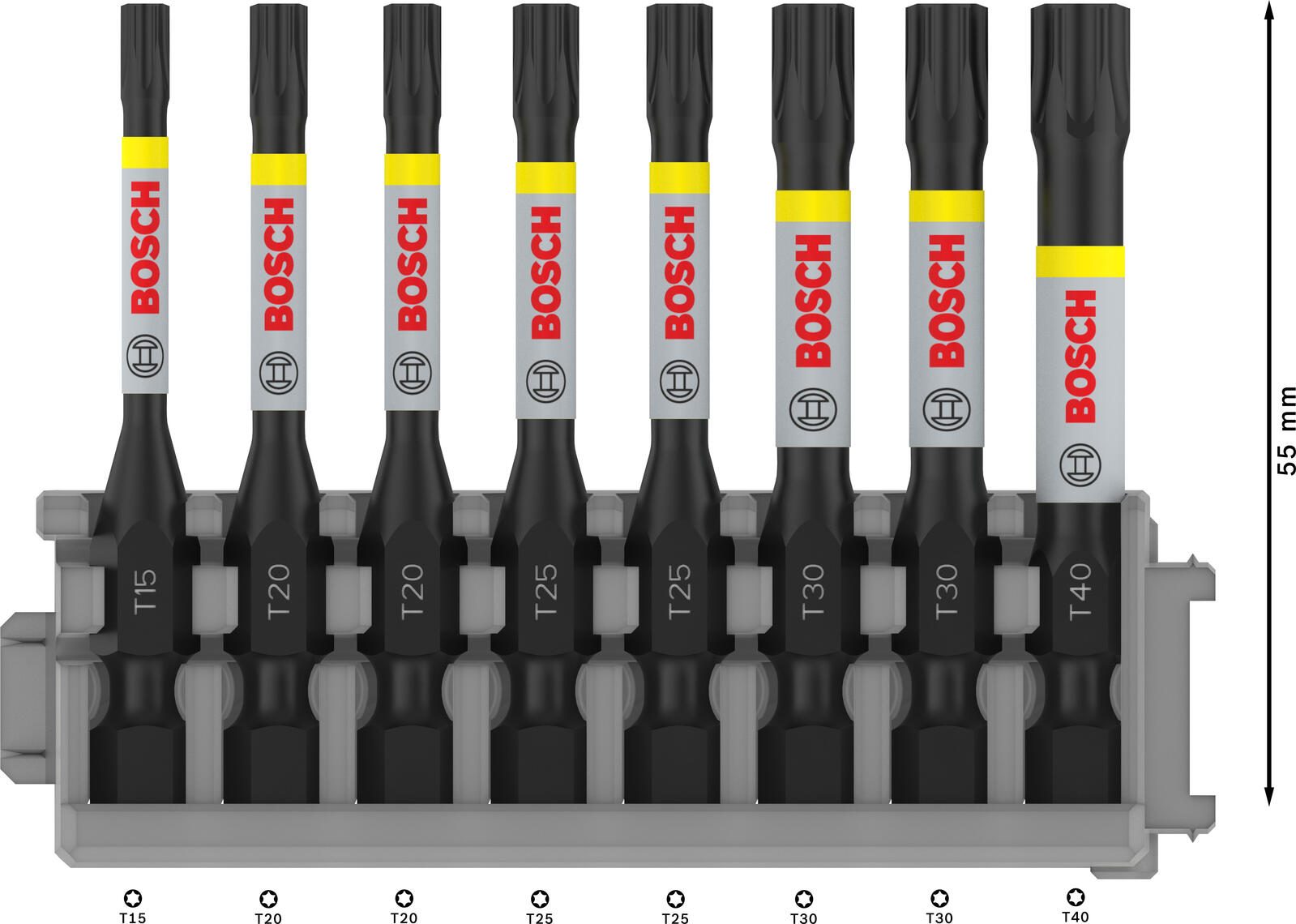 BOSCH Bit-Set Impact Control 8-teilig 2608522329