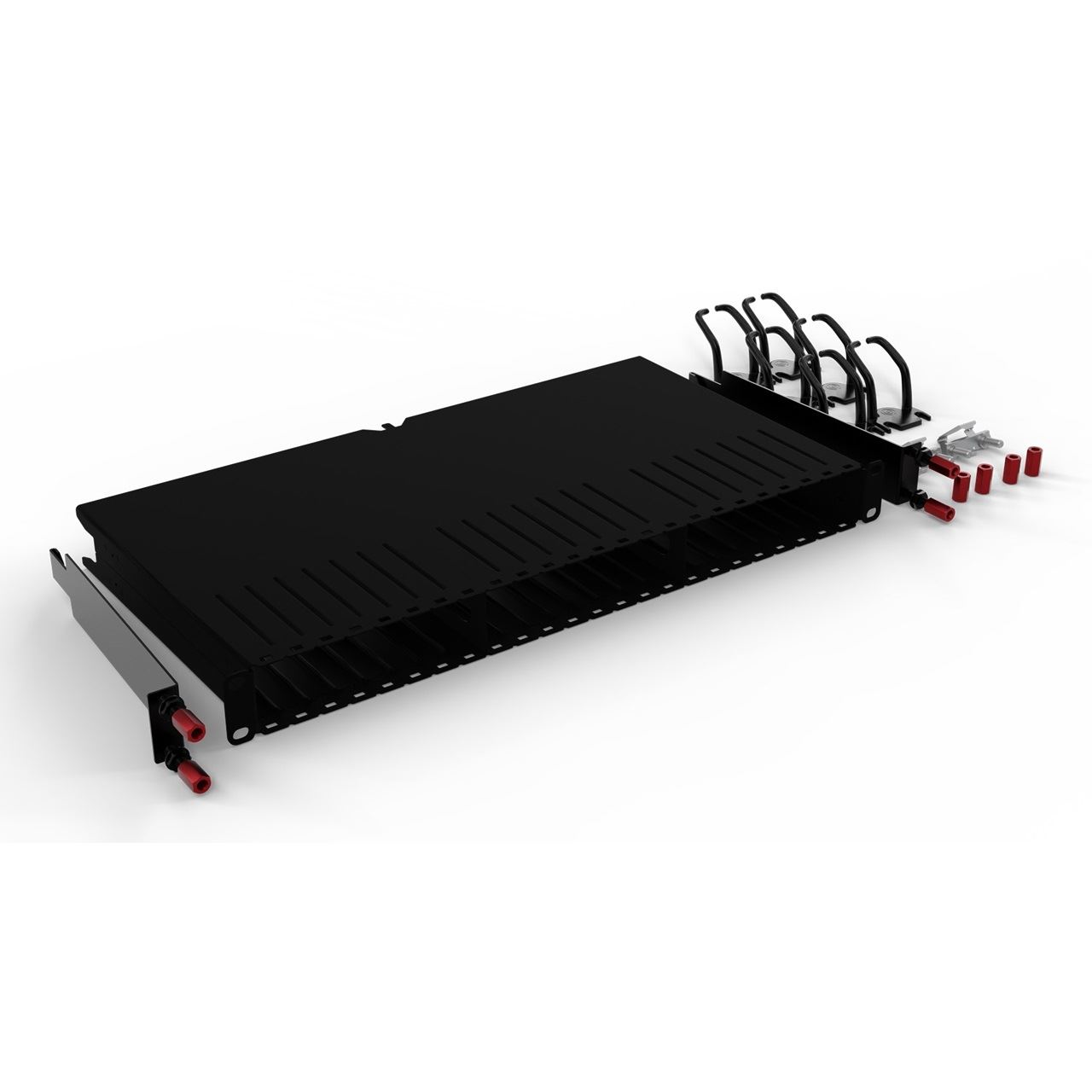 PATCHBOX PatchPanel Gehäuse 48,3cm (19") Plus+ Rahmen inkl. Montageschienen