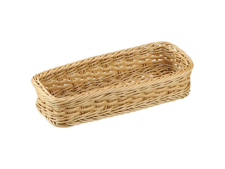Panier à couverts Zlovi 28 x 6 x 12cm Marron
