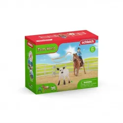 Schleich Team Roping mit Cowgirl