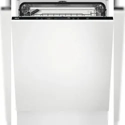 AEG 6000 SatelliteClean® FSK64605Z Vollintegrierter-Geschirrspüler 60 cm / AirDry - perfekte Trocknungsergebnisse / Besteckkorb / QuickSelect Display